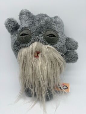 Zuru Fuggler Plush Old Fogies Captain Cardiac Gray Ugly Moster Stuffed Toy EUC
